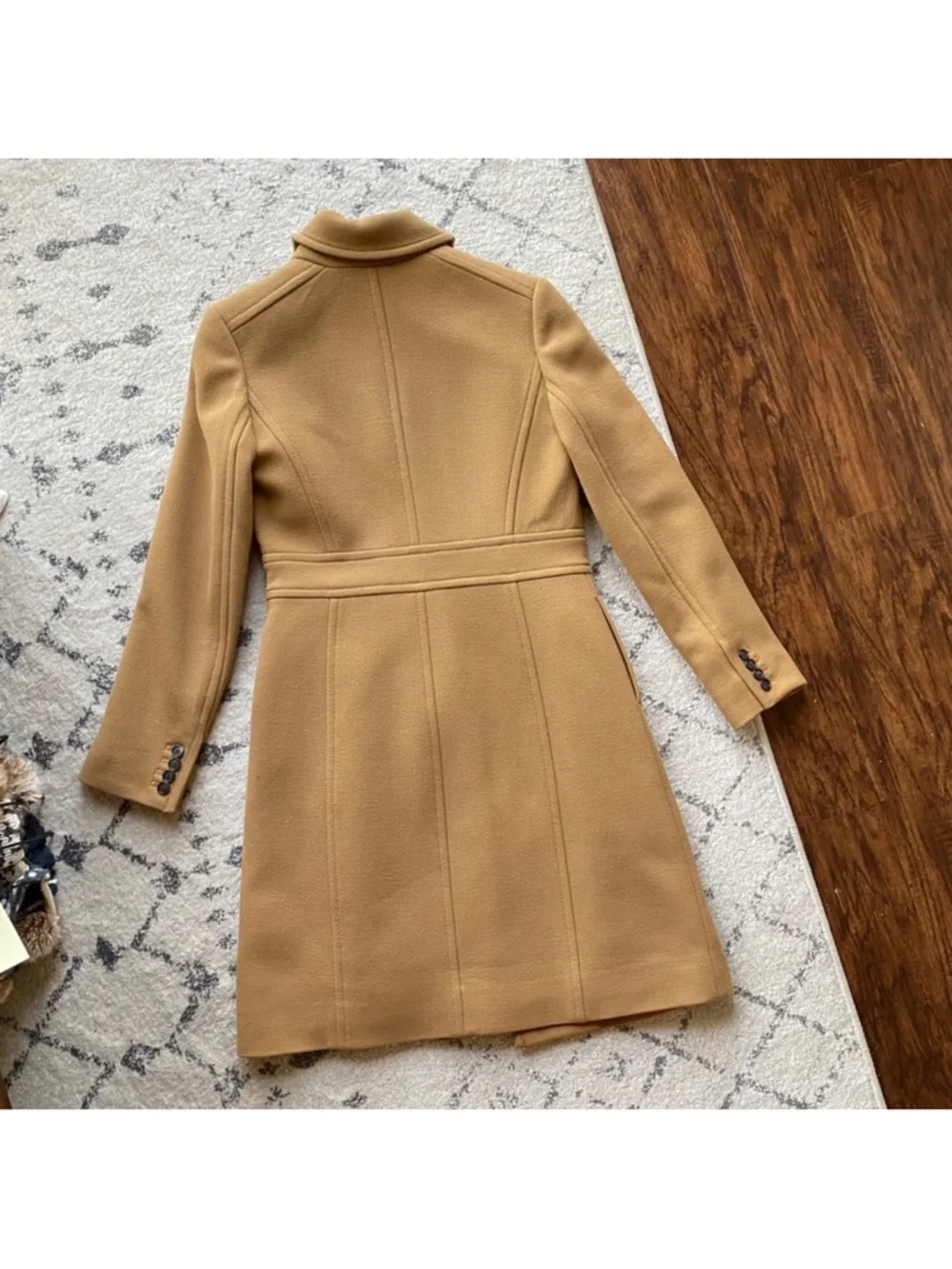 Classic lady day coat in Italian double-cloth wool with Thinsulate® - Picture 5 of 5